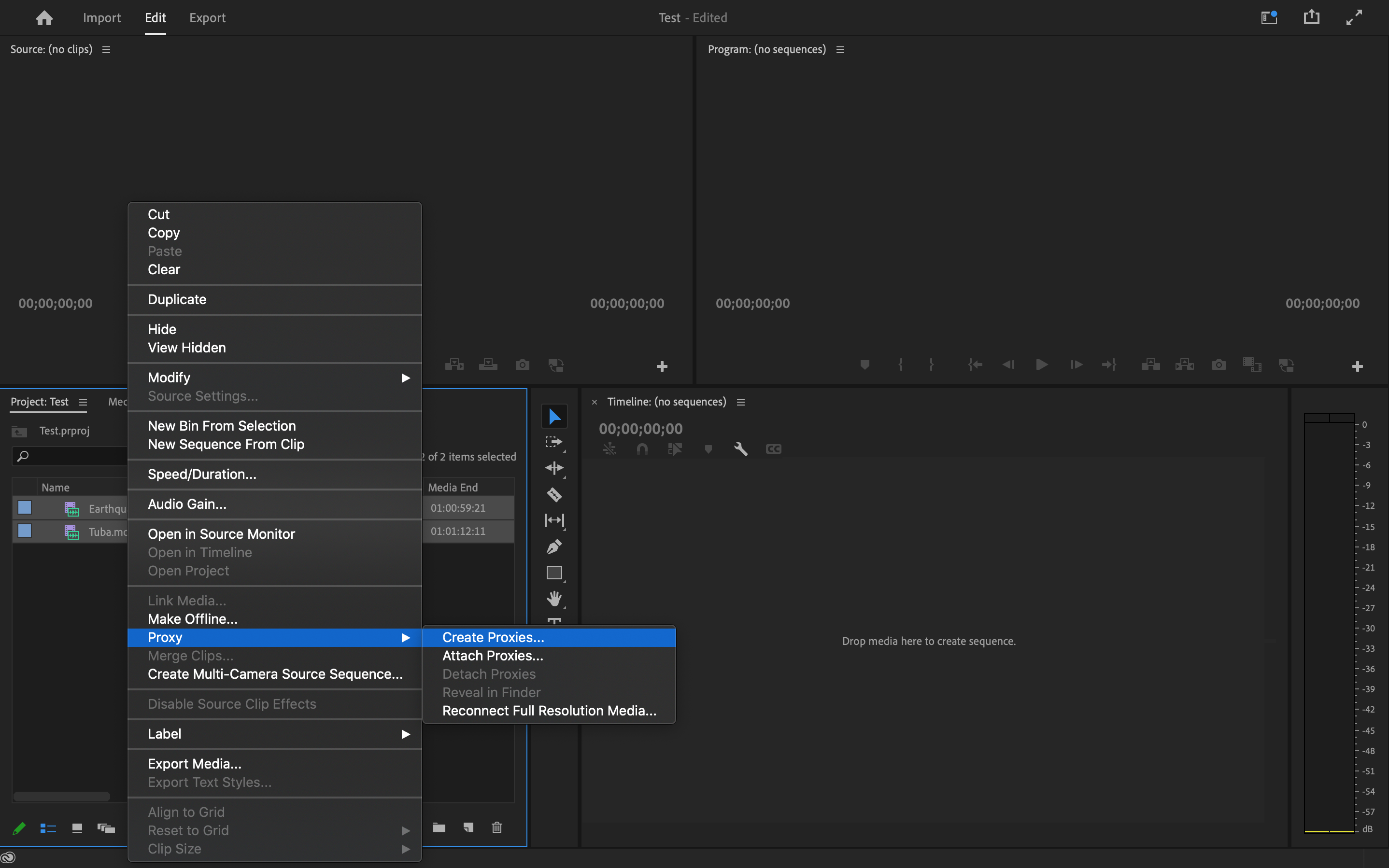 Create Proxies